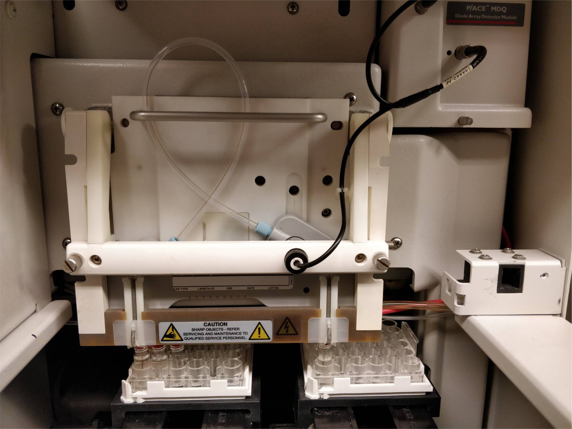 Capillary electrophoresis instrument.